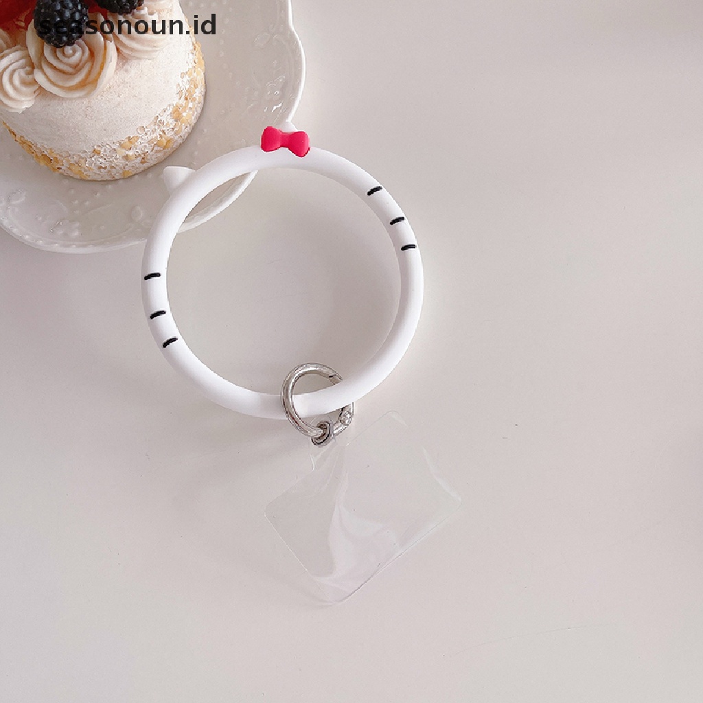 Seasonoun Rantai Ponsel Wanita Gadis Ponsel Tali Anti Hilang Lanyard Tali Gantung.