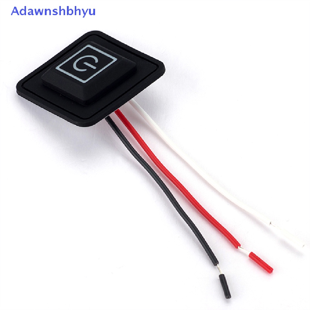 Adhyu 5V-15V 3gear Temp Control Tahan Air Heag Switch Baju Tombol Silikon ID