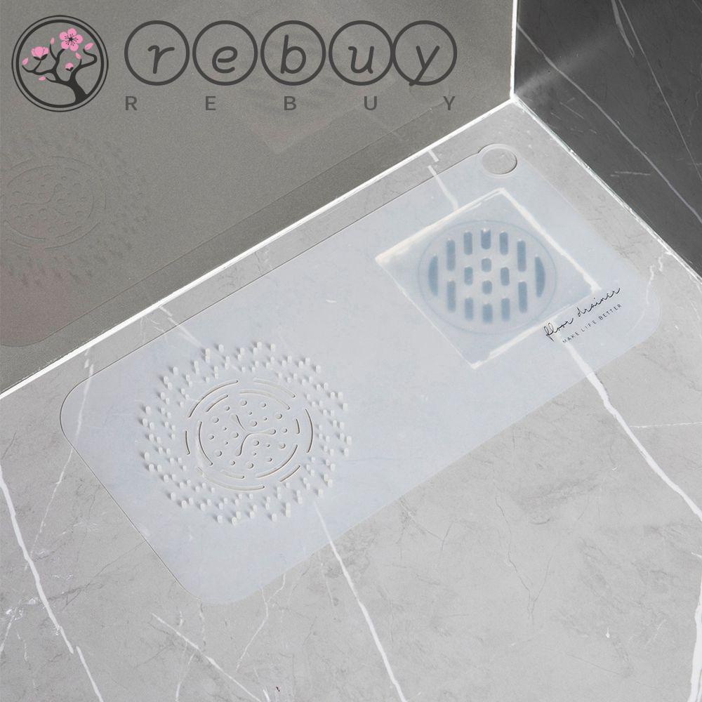 REBUY Silicone Floor Drain Cover Anti-clog Shower  Supplies Hair Catchers Bath Tub Sink Strainer Cover Anti-smell Household Sewer Smell Removal Sealing for Kitchen Bathroom/Multicolor