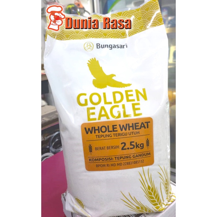 

Golden Eagle Whole Wheat / Tepung Gandum 2,5kg