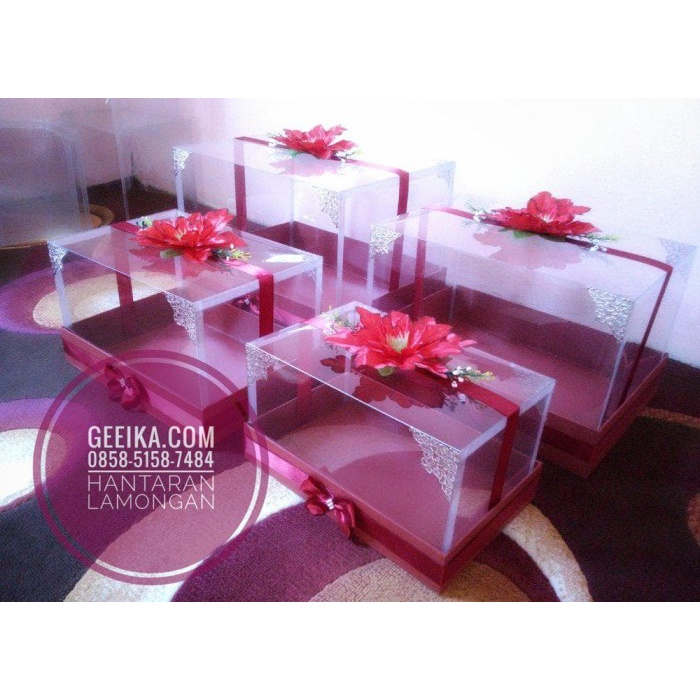 

⭐BISA COD⭐ Terlaris Box Kotak Hantaran Seserahan Lamaran Pernikahan Minimalis