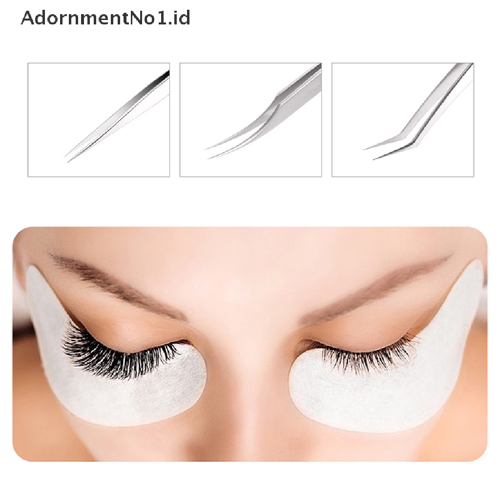 [AdornmentNo1] 420anti Bulu Mata Stainless Steel Pinset Bulu Mata Extension Antistatic Brow Lash [ID]