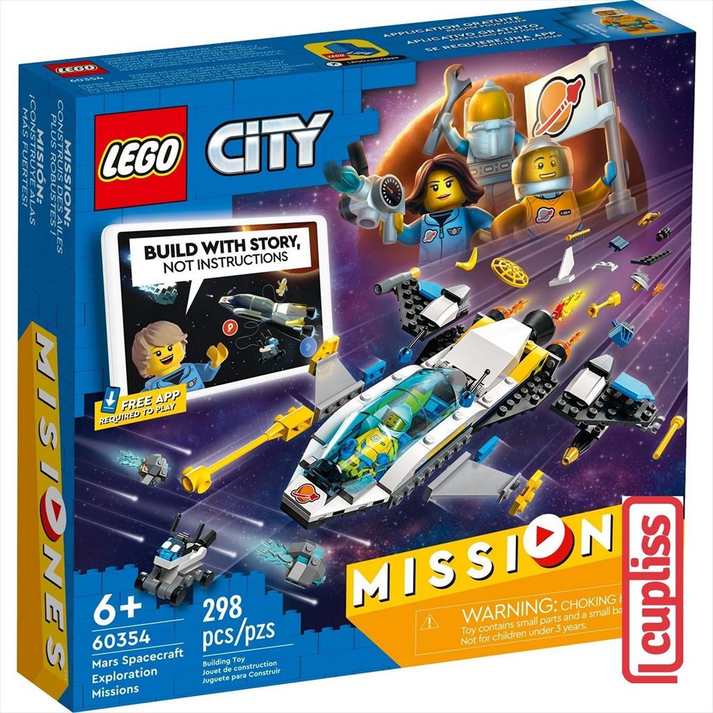 LEGO City 60354 Mars Spacecraft Exploration Missions