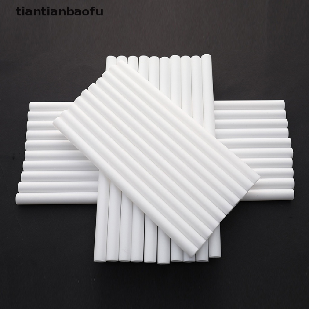 [tiantianbaofu] 10pcs Dowels Kue Plastik Putih Batang Penyangga Kue Dowels Bulat Sedotan Reusable Boutique