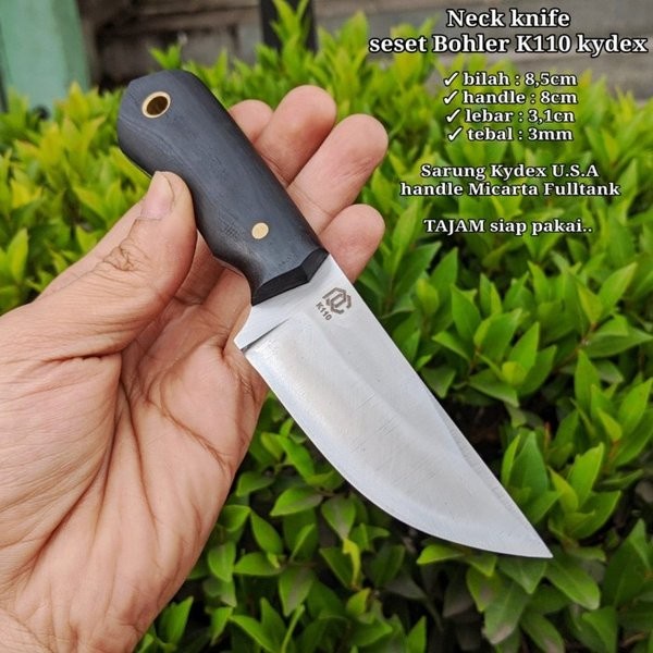 PISAU SESET SKINNER BAJA BOHLER K110 SARUNG KIDEX