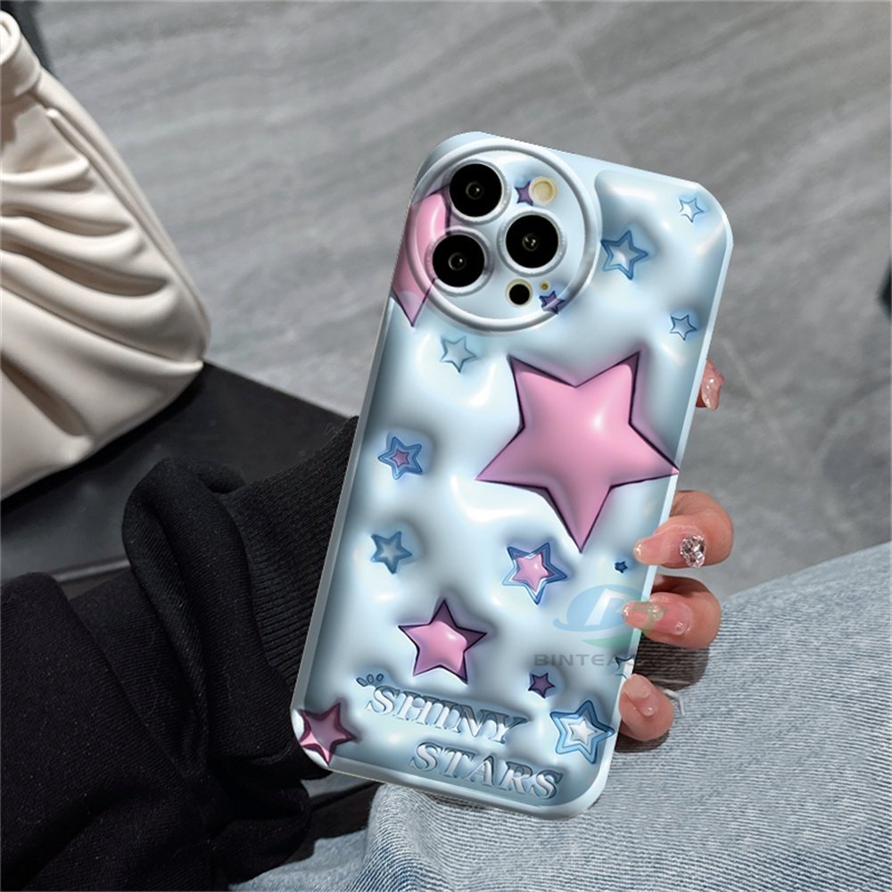 Casing hp Samsung A14 A04 A04S A13 A03S A12 A52 A52S A21S A50 A50S A30S A20 A10S A10 A11 J7 Prime J7 Pro J6Prime Gradasi Pentagram Dan Hati Silikon Airbag Case Binteacase