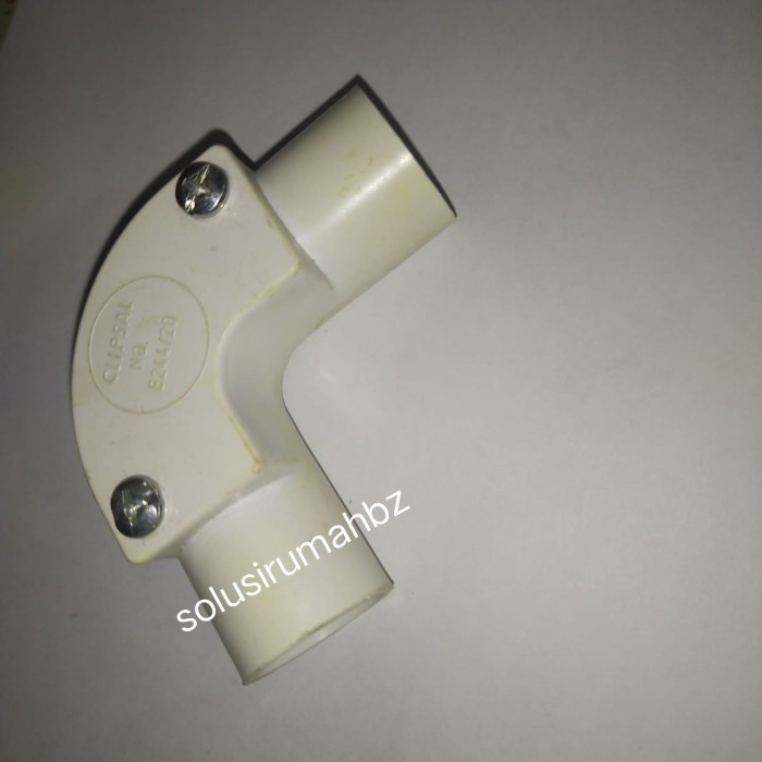 KNEE CONDUIT 20MM CLIPSAL ELBOW BAUT PUTIH 20 mm PIPA KONDUIT LISTRIK