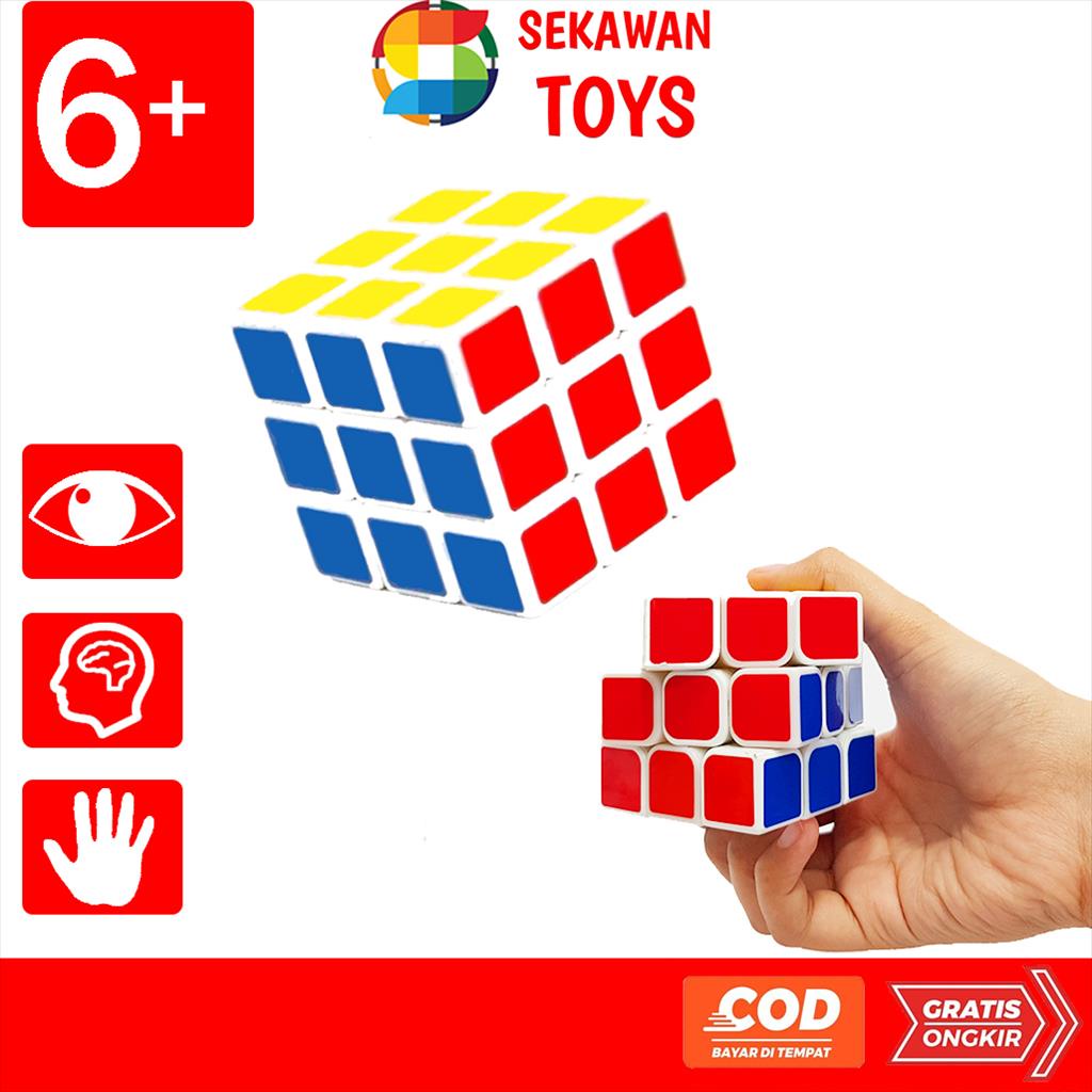 Mainan Edukasi Anak Rubik 3x3 / Mainan Magic Cube 3x3