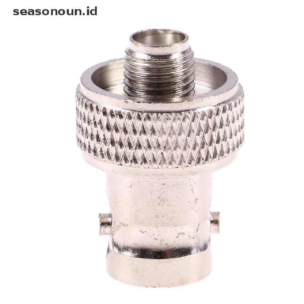 Seasonoun 2PCS Konektor Coaxial Adapter Perubah Adaptor SMA Female Ke BNC Female RF.