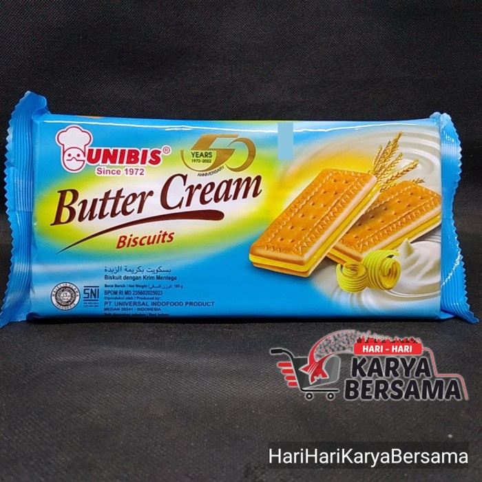 

BISKUIT UNIBIS BUTTER CREAM 195GR