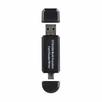 2 in 1 Memory Card Reader OTG SD/TF Card Micro USB 2.0 for Laptop PC Smartphone Hp Tablet MCB  / OTG Card Reader Micro USB Flasdisk / Pembaca Kartu Memori SD Adaptor Portable OTG Micro USB 2.0 Pindah Data Kecepatan Tinggi Multifungsi Ringan Kecil Mini