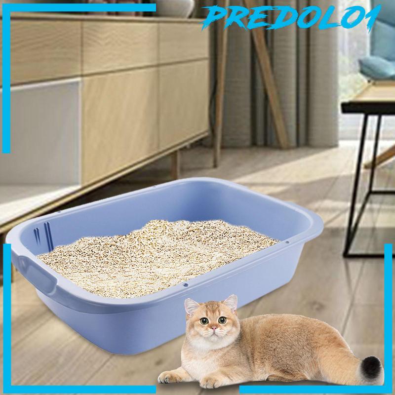 [Predolo1] Pet Litter Tray Open Litter Box Sisi Tinggi Untuk Hamster Kucing Indoor