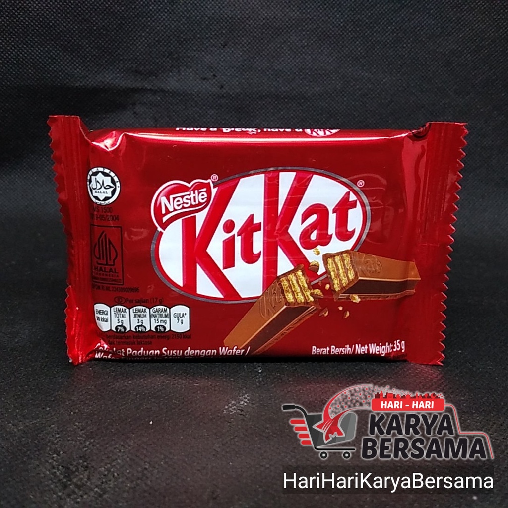 

NESTLE KITKAT WAFER CHOCOLATE 4F 35GR