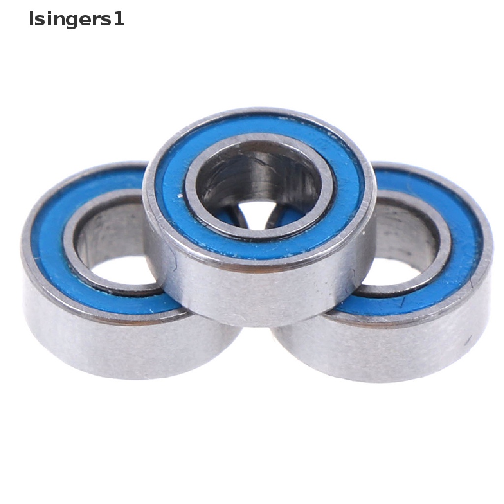 [lsingers1] 5Pcs Blue 4*8*3mm MR84RS MR84-2RS 4x8x3mm rubber sealed ball bearings Boutique