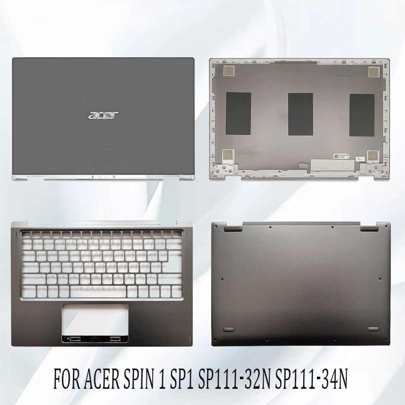 PREORDER New Laptop LCD Back Cover/Palmrest/Bottom Case For Acer Spin 1 SP1 SP111-32N SP111-34N C2X3