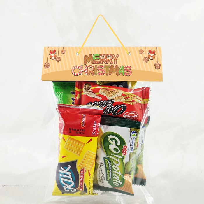 

Label Snack Plastik Bingkisan Parsel Christmas Natal Souvenir Gereja - 14GingerTaliKur