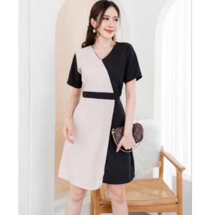 ilook | Vanila Dress | Dress Midi Korea Wanita | Fashion Korean Style