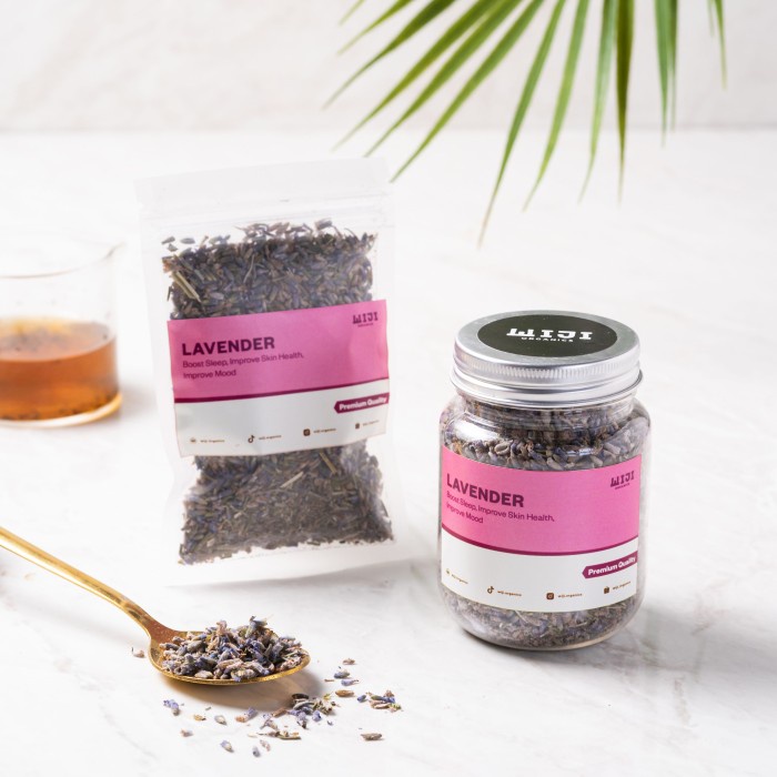 

Lavender Bunga Flower Dried Wangi Kering Herbal Tisane Organik Premium - Pouch 10 Gr