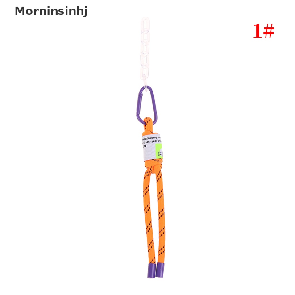 Mornin Kabel Gantung Neon Phone Case Lanyard Gantungan Kunci Tas Liontin Tali Kepang id