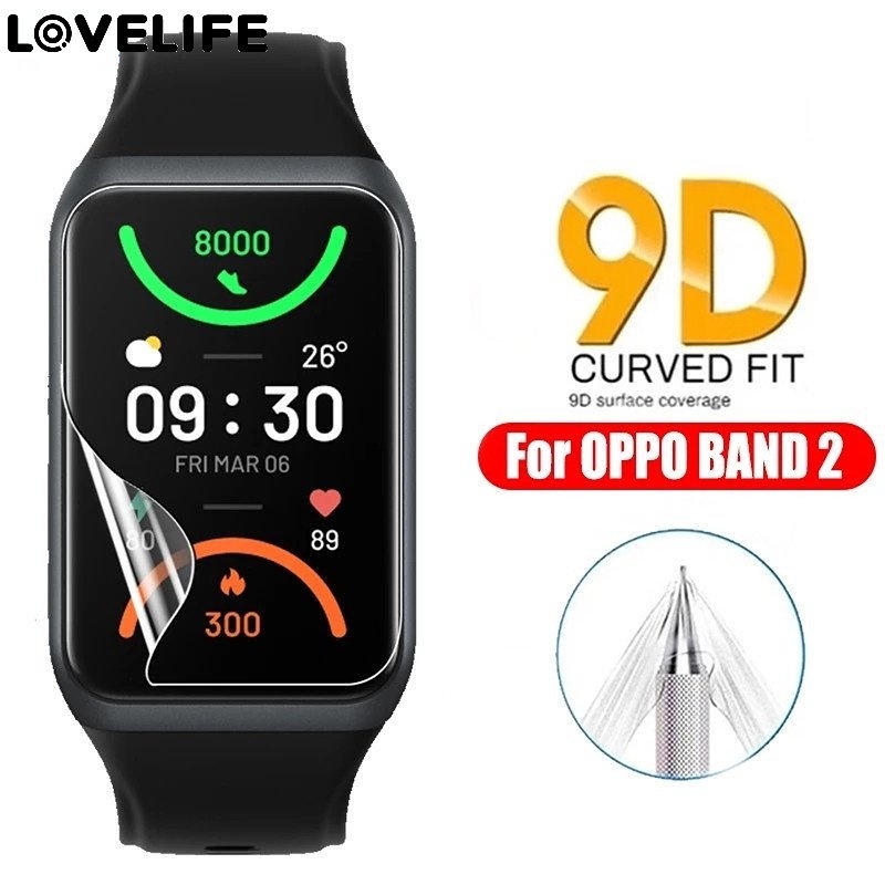 Film Layar Anti Sidik Jari TPU Film Hidrogel Lembut Cakupan Penuh Menonton Film Depan Ultra-clear Watch Protection Film Untuk OPPO Band2