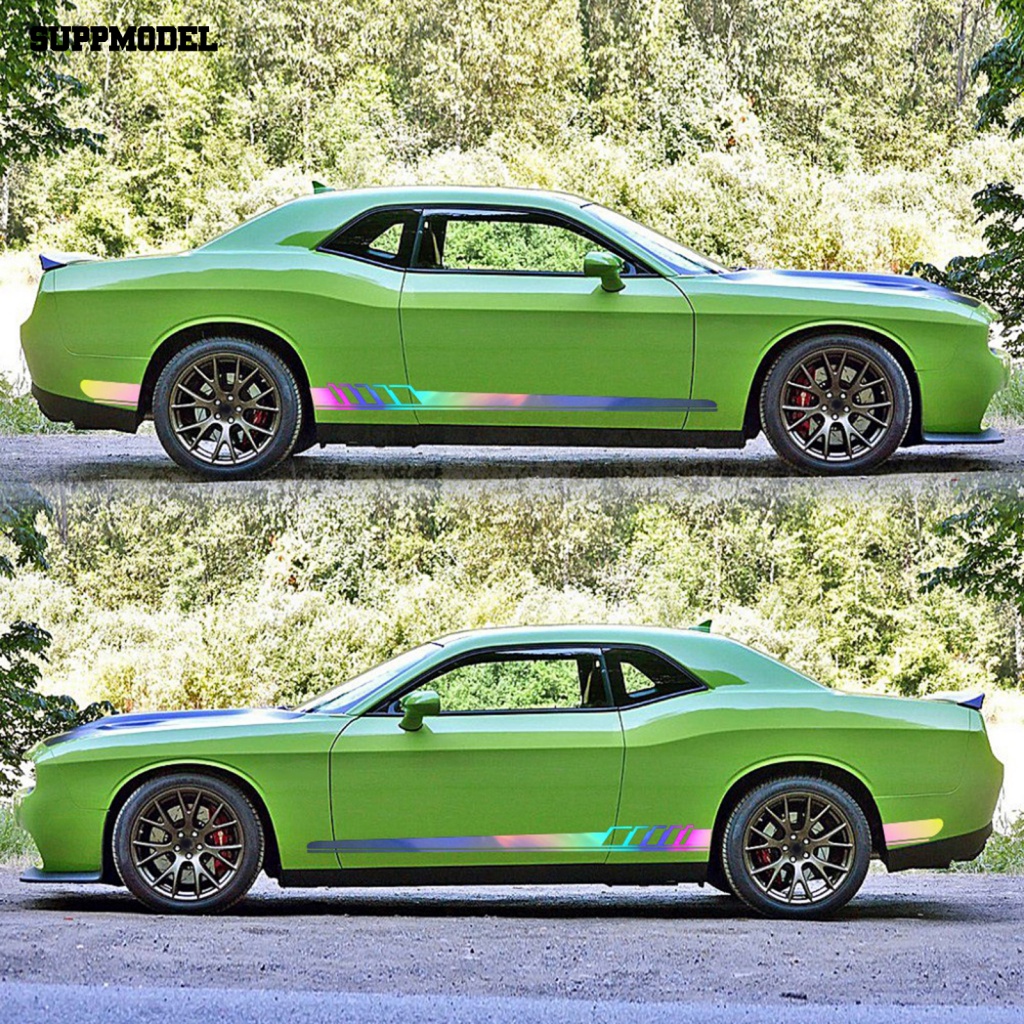 Suppmodel Garis Sisi Mobil Ramah Lingkungan Untuk ATV Car Graphics Decal Side Vinyl Stiker Perekat Diri