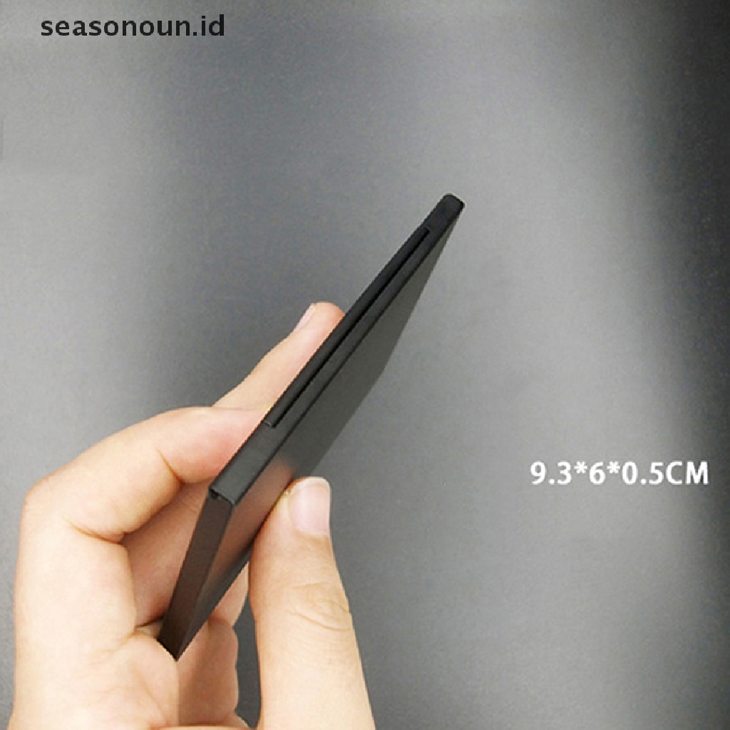 Seasonoun 12-Slots-Nano+1-Slot-Card-Pin Aluminium Portable SIM Micro Pin SIM Card Nano Memory Card Kotak Penyimpanan Case Pelindung Holder.