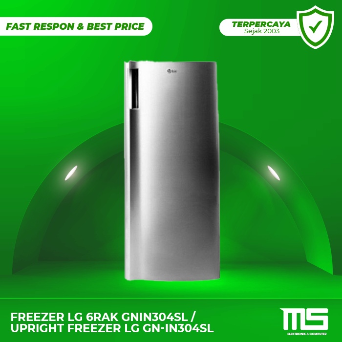 Freezer LG 6Rak GNIN304SL / Upright Freezer LG GN-IN304SL