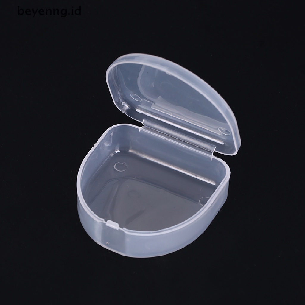 Beyen 1pc dental box  teeth storage case mouth guard container 6.4x6.5x2.5cm ID