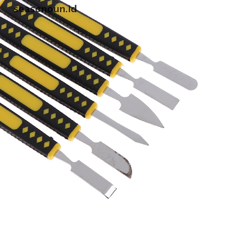Seasonoun 6pcs Prying Opening Repair Tool kit Untuk Handphone Notebook Hand Tools Set.