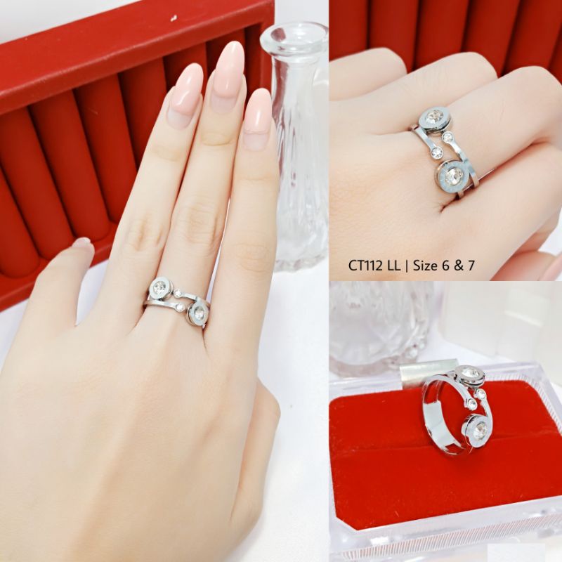 Cincin Titanium Wanita CT112-114-141 LL