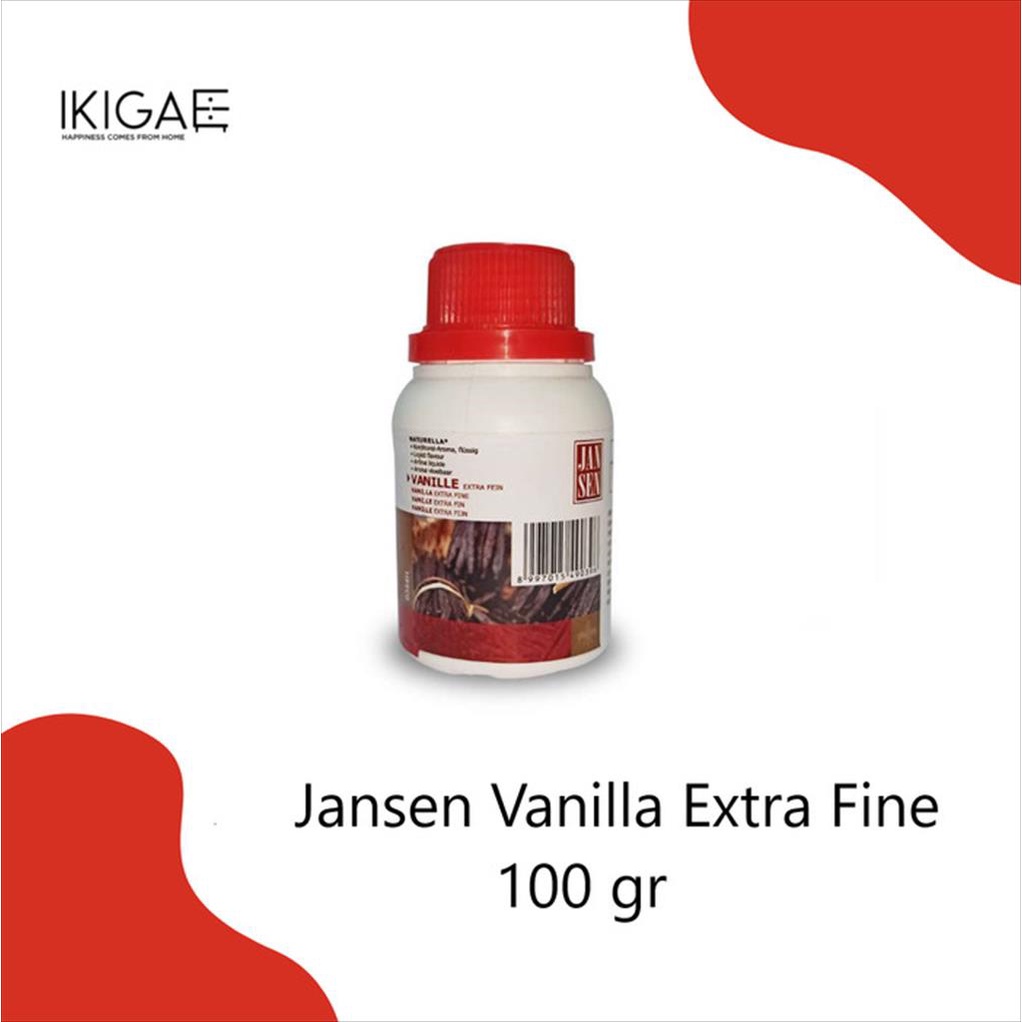 JANSEN VANILLA / VANILI EXTRA FINE 100 GR PREMIUM !!!!