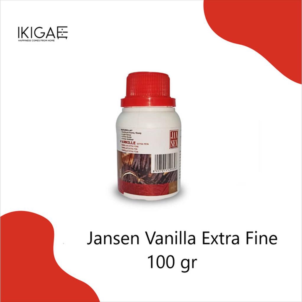 JANSEN VANILLA / VANILI EXTRA FINE 100 GR PREMIUM !!!!