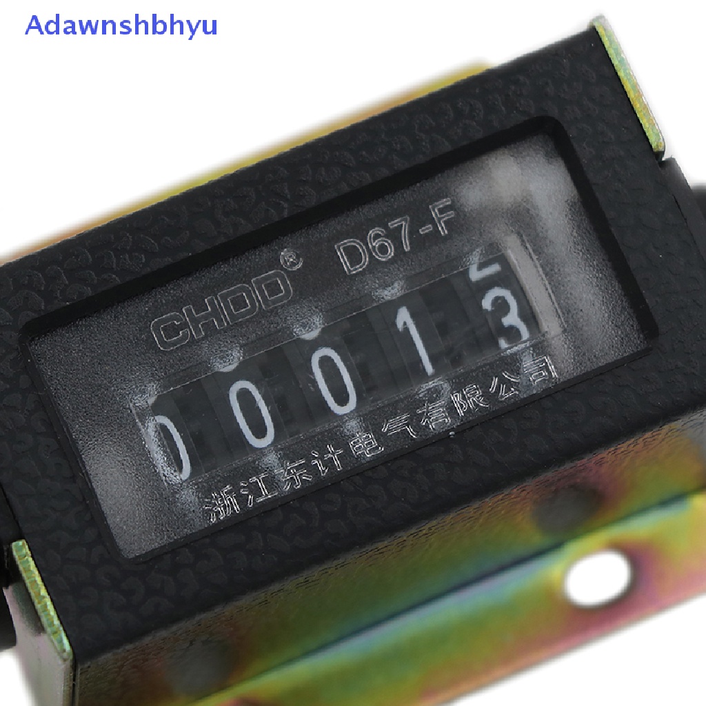 Adhyu Counter 0~9999 D67-F Mekanik New 5digi Tally Manual Tangan Klik ID