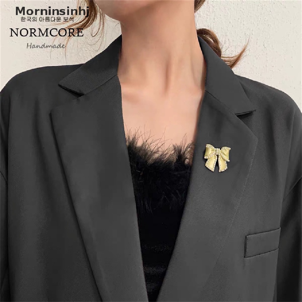 Mornin Mutiara Busur Bros Baroque Trendy Elegan Bros Pin Hadiah Pernikahan Pesta id