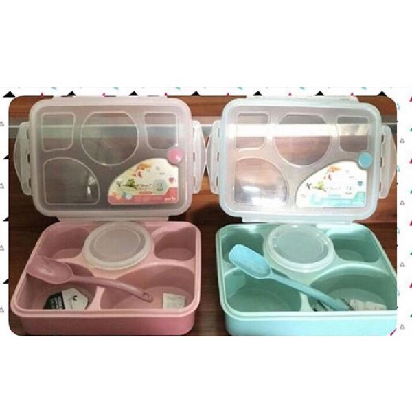 

⭐BISA COD⭐ lunch box sekat 5