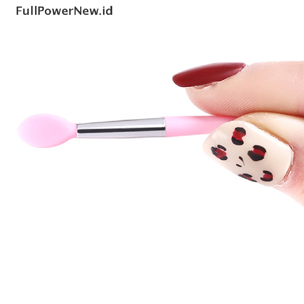 Power 10pcs Kuas Bibir Mini Kuas Makeup Kuas Bibir Silikon Brush Bibir Makeup ID