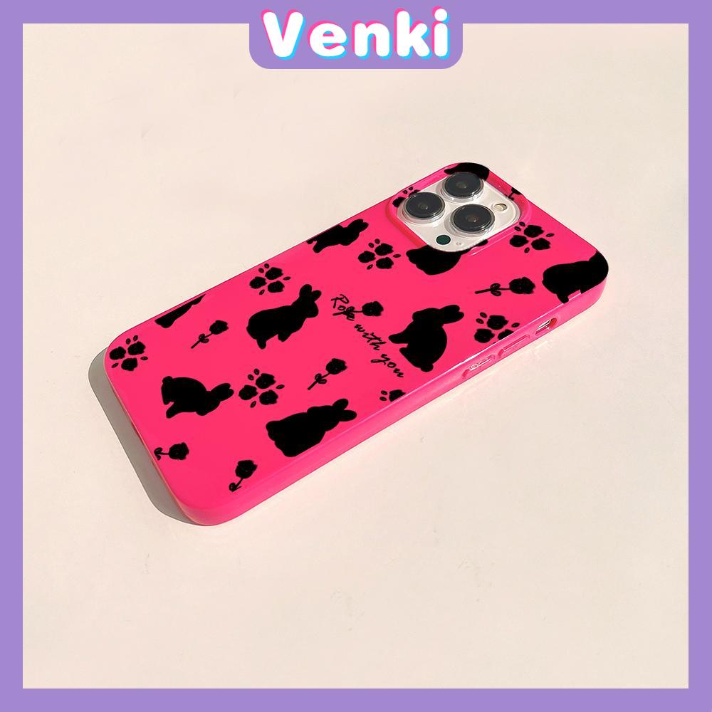 iPhone Case Soft TPU Glossy Pink Candy Case Cute Rabbit Camera Protection Shockproof For iPhone 14 13 12 11 Pro Max 7 8 Plus X XR