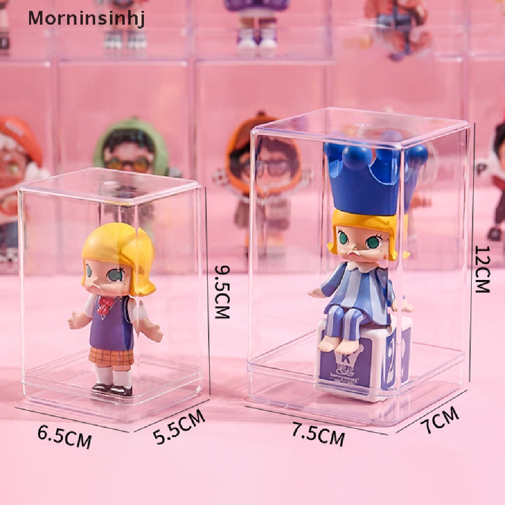 Mornin Stackable Acrylic Mystery Box Storage Display Frame Single Transparan Kotak Boneka Pajangan Stand Case Dust Proof Mainan Koleksi Artcrafts Boxes id