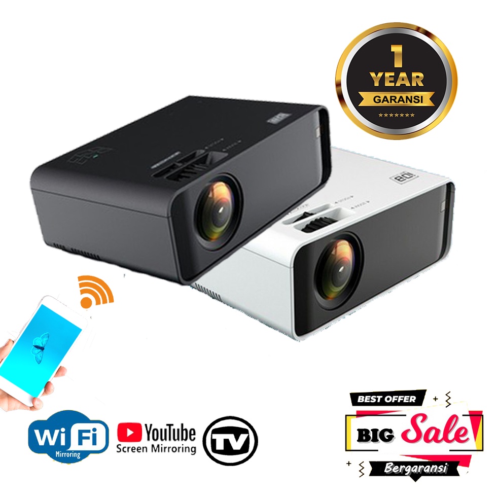 Proyektor Mini Original | Proyektor | Infocus mini | Projector wifi| | Projektor | Proyektor Tv Anal