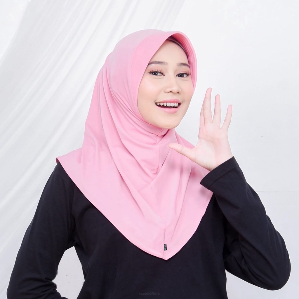 JILBAB BERGO HAMIDAH SPANDEK JERSEY HIGH QUALITY | HIJAB SPORT - Rassel Offical