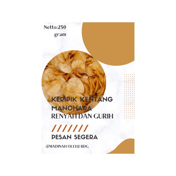 

Terlaris ✨ -KERIPIK KENTANG KEJU / KERIPIK MANOHARA- 2.2.23