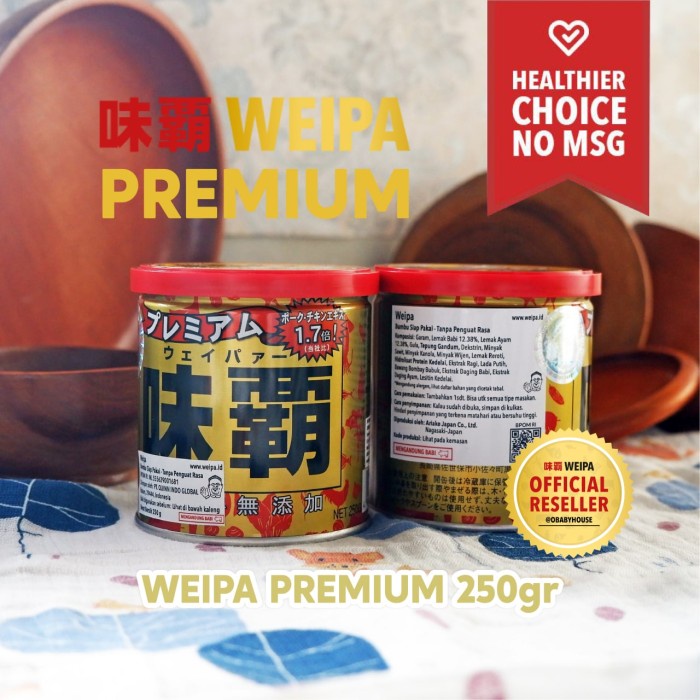 

[Bumbu Dapur] Weipa Premium All Purpose Seasoning 250 gr