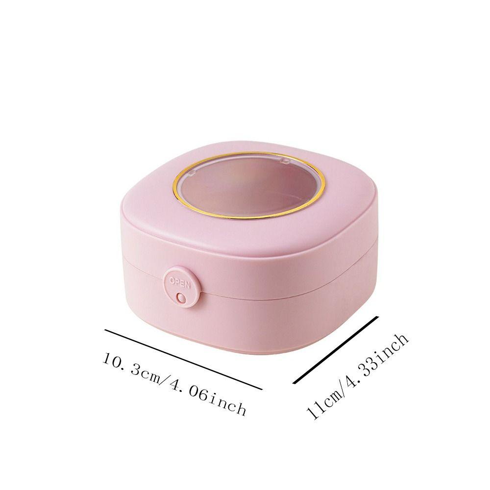 Mxbeauty Kemasan Perhiasan Portable Fashion Travel Rings Case Plastik Untuk Kotak Kalung Cincin