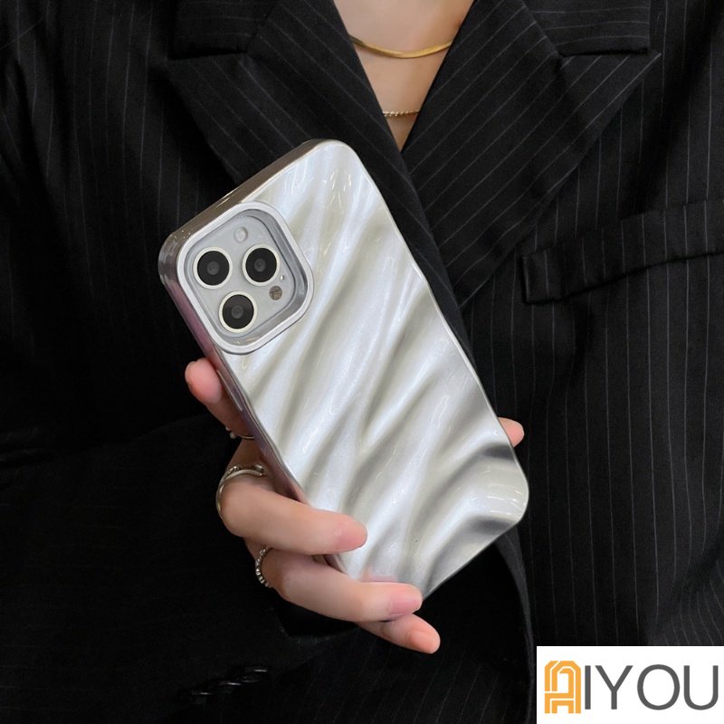 Soft Case Motif Milk Silk Silver Untuk iPhone 11 12 13 14 PRO MAX 14 14Pro 14 Plus