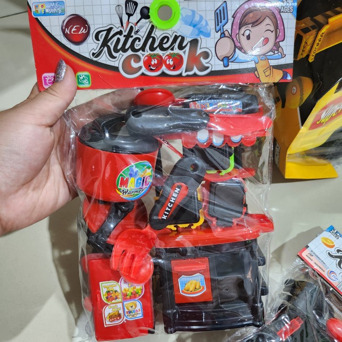 MK25 Mainan Edukasi Masak Masakan Happy Cooking Kitchen Dapur Anak