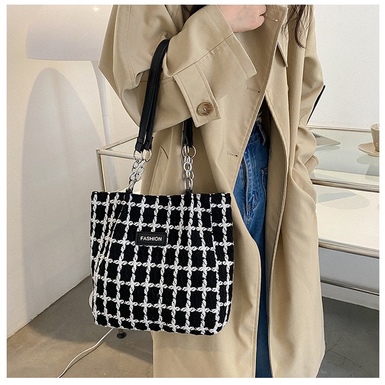 BAO089 Tas Selempang Bahu Tote Bag Kasual Wanita Import Fashion Korea Terbaru - Shoulder Bag Wanita Kekinian