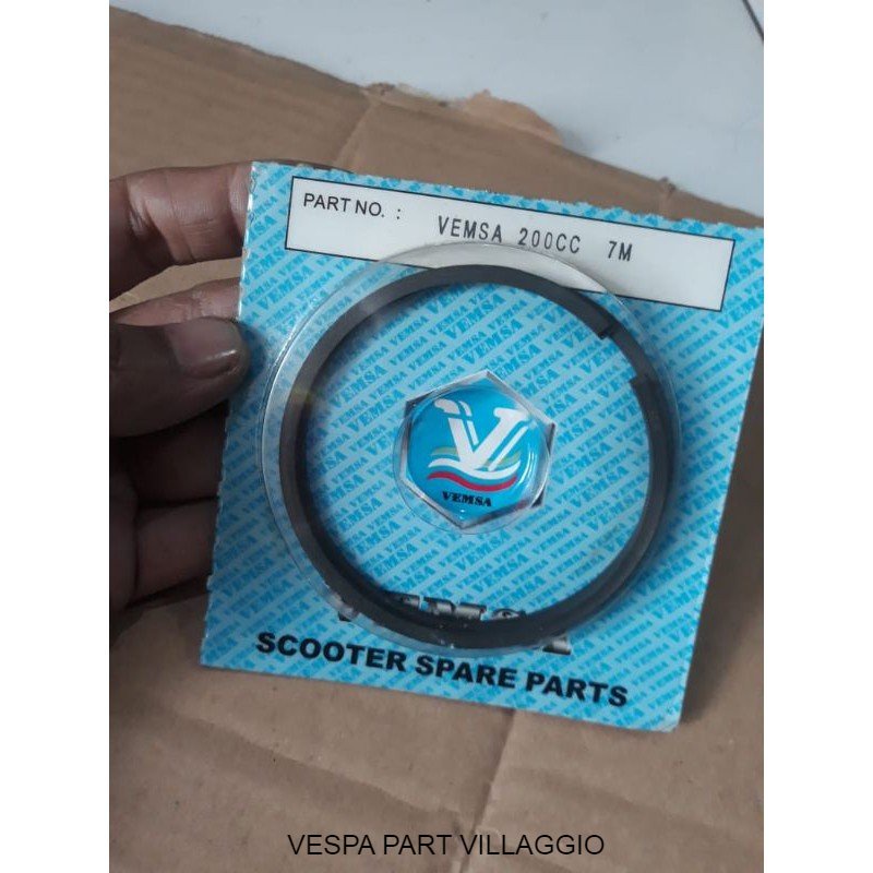 ring seher piston 7m vespa spartan excel 200cc