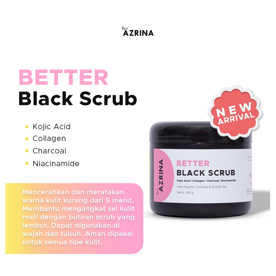 AZRINA BETTER BLACK SCRUB