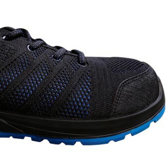 Krisbow Sepatu Pengaman Auxo Ukuran 41 - Hitam/Biru Terlaris