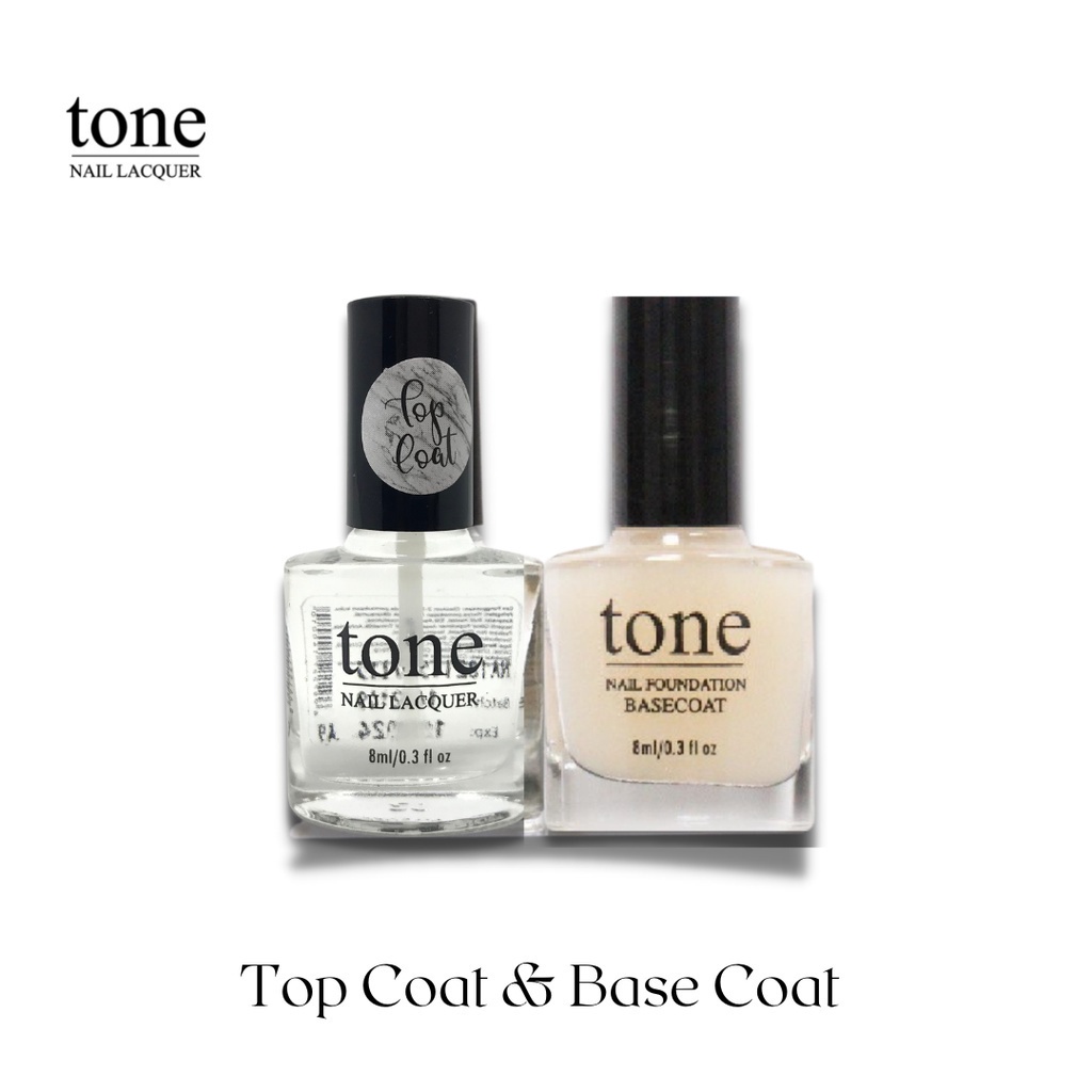 Kutek TONE Nail Polish BPOM Top Coat, Base Coat, Kutek Bening